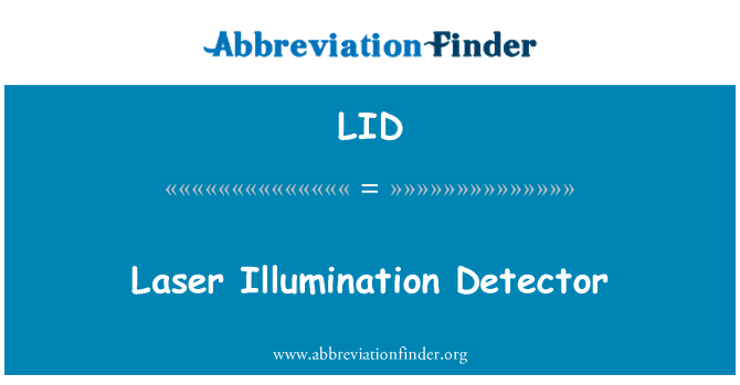 LID: Laser chiếu sáng Detector