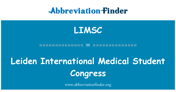 LIMSC: Congresul internaţional de Student medicale Leiden