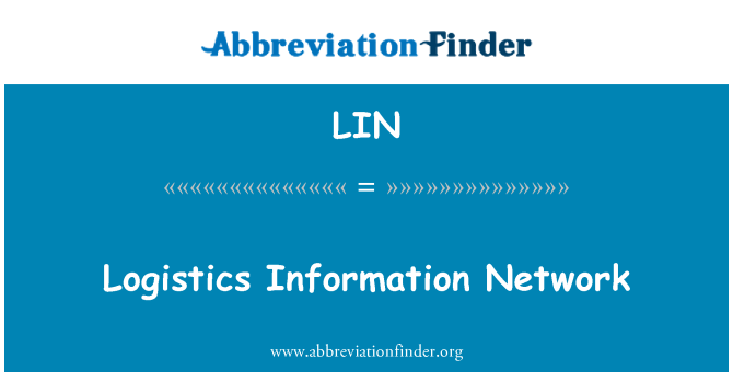 LIN: شماریاتی معلومات نیٹ ورک