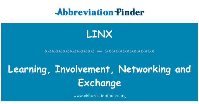 LINX: Learning, Involvement, Networking and Exchange