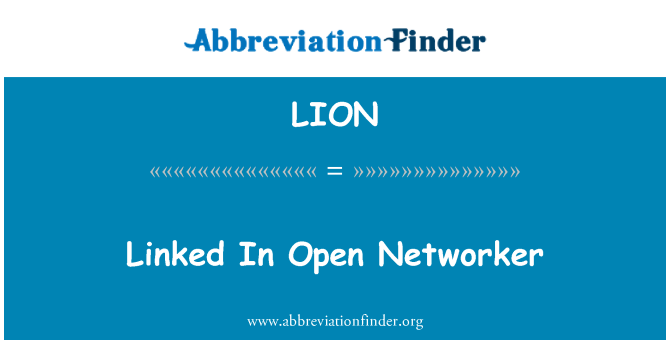 LION: Συνδέεται σε ανοικτή Δικτυωτής