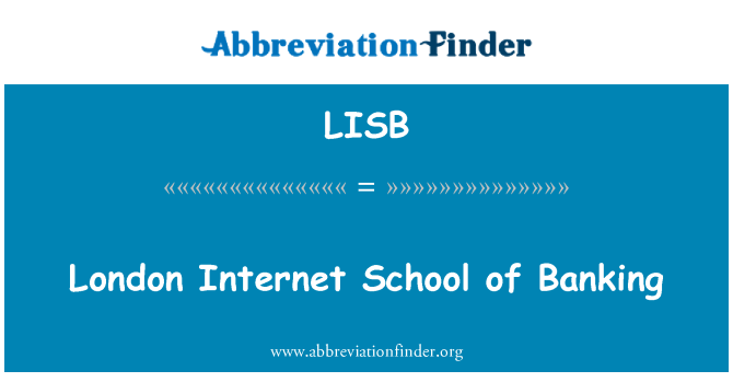 LISB: London School Internet bančništva