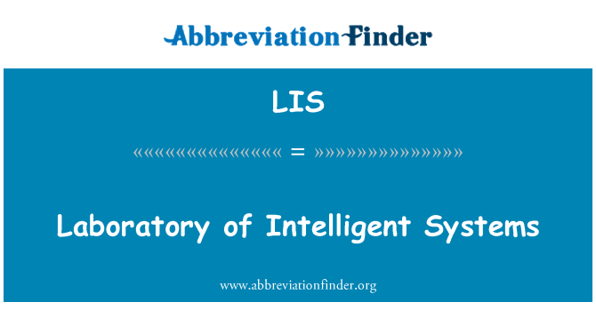 LIS: Intelligens rendszerek laboratórium