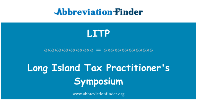 LITP: Long Island Symposium fiscalistes
