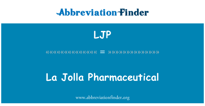 LJP: La Jolla 製藥