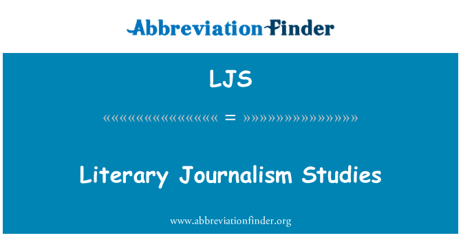 LJS: Literární Publicistika studie