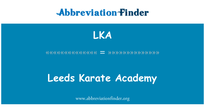 LKA: Leeds καράτε Ακαδημία