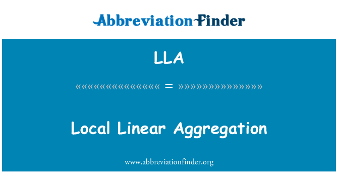 LLA: Lokal Agrégation lineyè