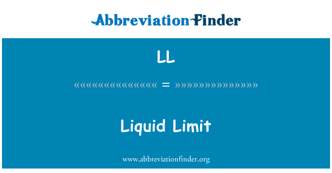 LL: Limitu ta ' likwidu