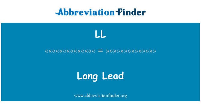 LL: Lang leveringstid