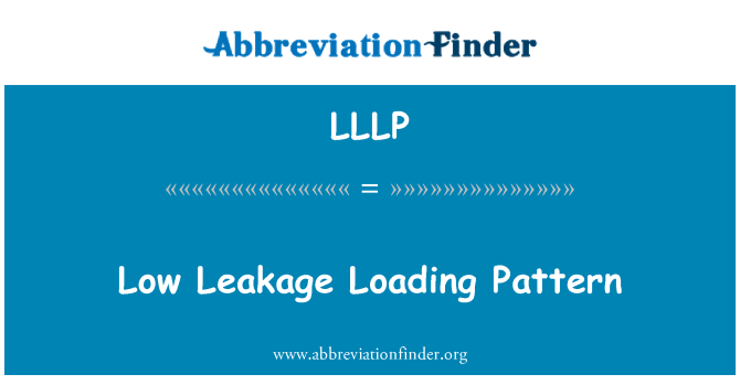 LLLP: Kebocoran rendah Loading corak