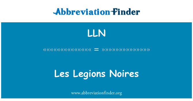 LLN: Les legioner Noires