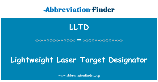 LLTD: Leve Laser designador de alvo
