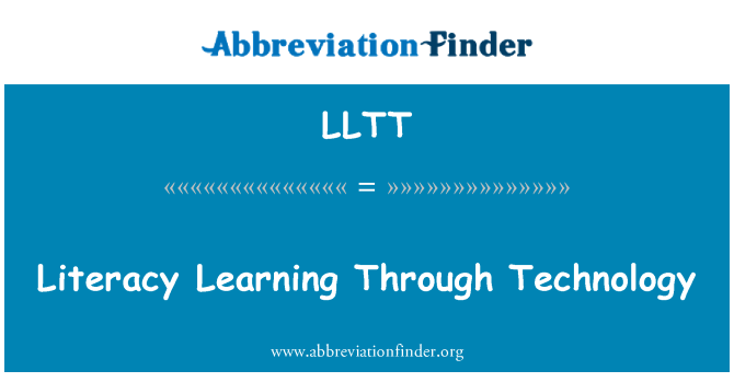 LLTT: 通過科技學習識字