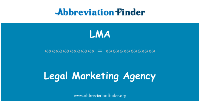 LMA: 法律行銷機構