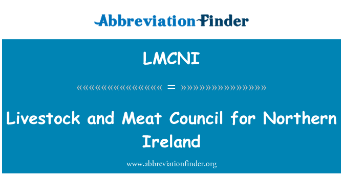 LMCNI: Annimali ħajjin u laħam tal-Kunsill għall-Irlanda