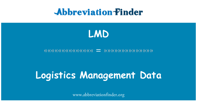LMD: Dades de gestió logística