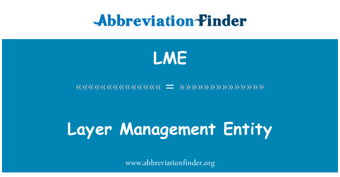 LME: Lag administrationsenhed