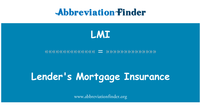 LMI: Věřitele hypoteční pojištění