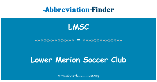 LMSC: Merion t'isfel Soccer Club