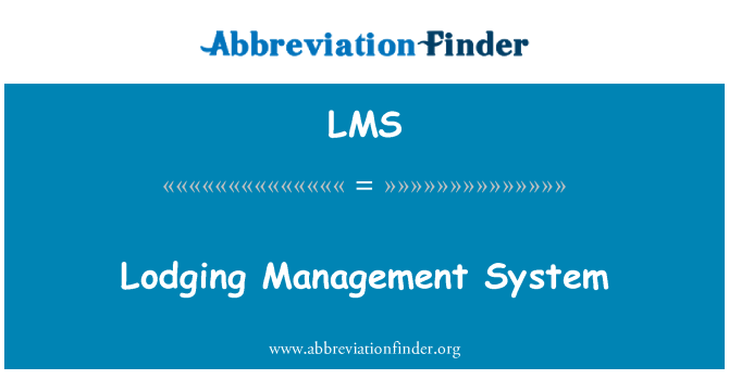 LMS: Sistem de Management de cazare