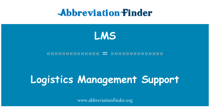 LMS: Suport de Management logistica