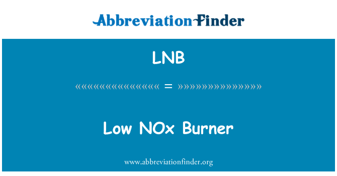 LNB: Low NOx-Brenner