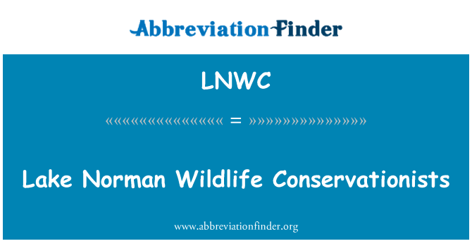 LNWC: Lake Norman Wildlife Conservationists