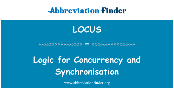 LOCUS: Loġika għall-Concurrency u sinkronizzazzjoni