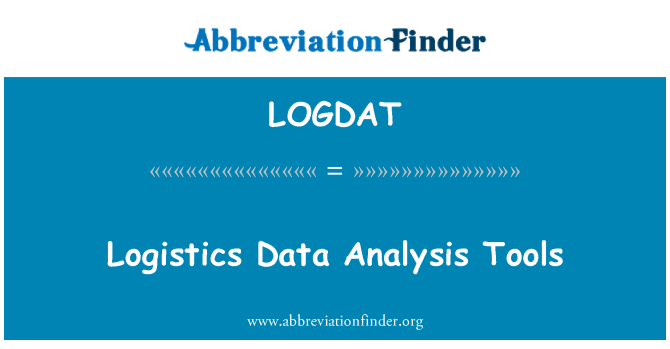 LOGDAT: Logistiikan työkaluja