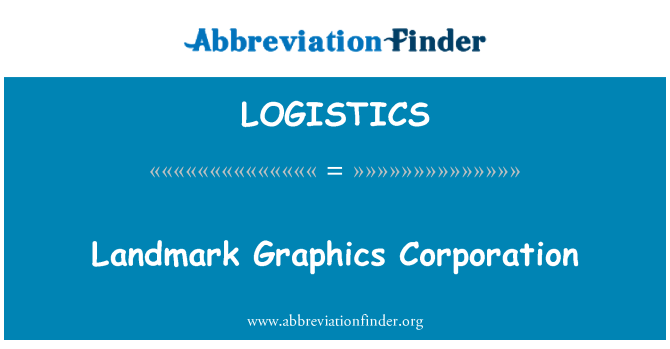LOGISTICS: 具有里程碑意義的圖形公司