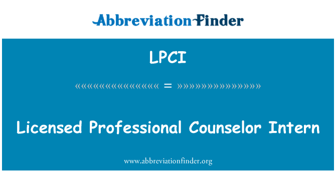 LPCI: Licencovaný profesionální poradce Intern