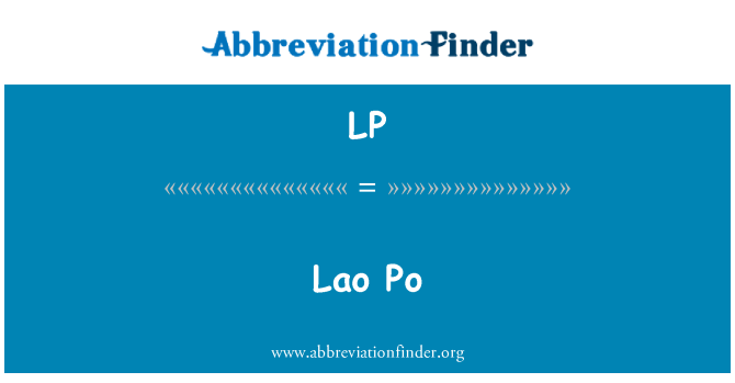 LP: Laoso Po