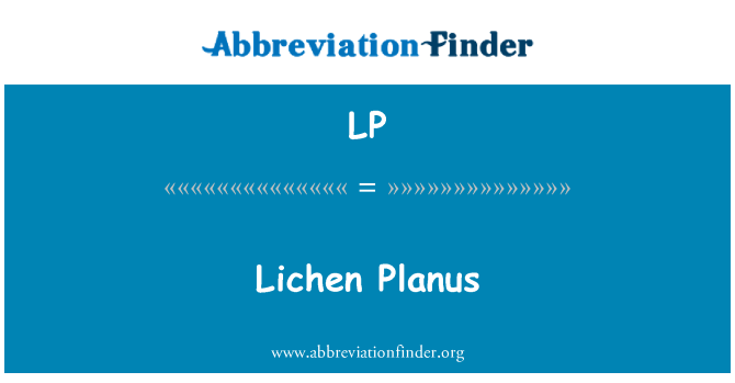 LP: Lichen Planus