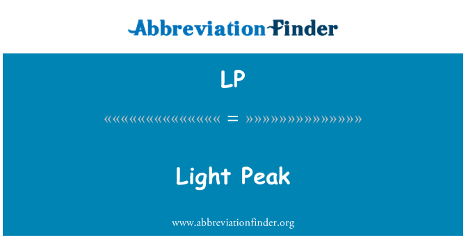 LP: Light Peak