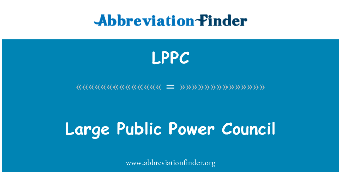 LPPC: 大型公共權力理事會