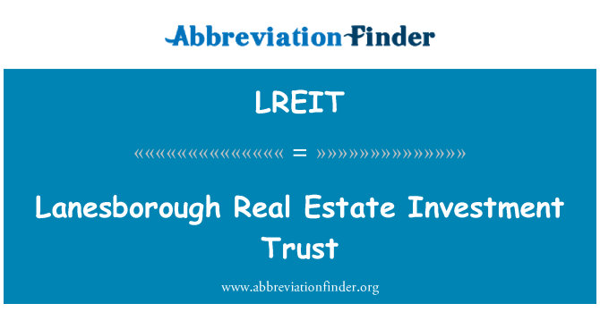 LREIT: Lanesborough Real Estate Investment Trust