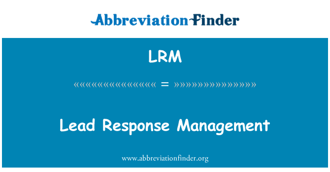 LRM: Conduire la gestion des interventions