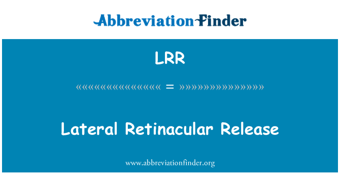 LRR: الجہتی ریٹاناکولر ریلیز