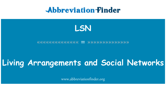 LSN: Geçerli anlaşmalar ve sosyal ağlar