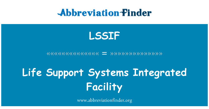 LSSIF: Životní podpora systémů integrovaných zařízení