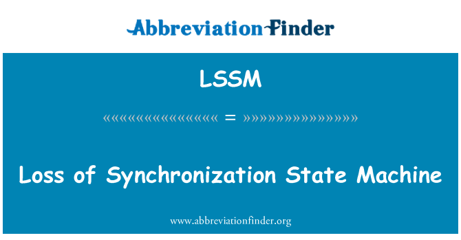 LSSM: Straty synchronizácie stavového automatu