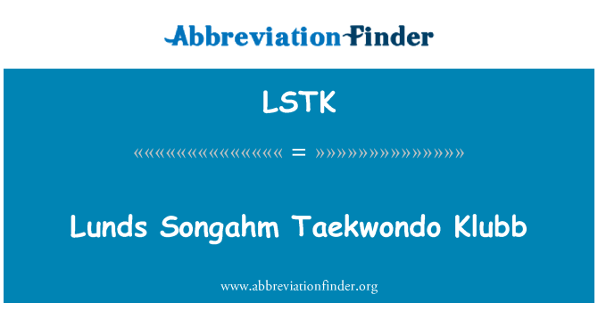 LSTK: Lloc Songahm Taekwondo Klubb
