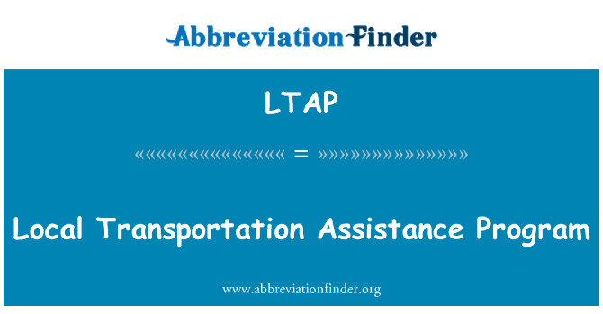 LTAP: Programm ta ' assistenza ta ' trasport lokali