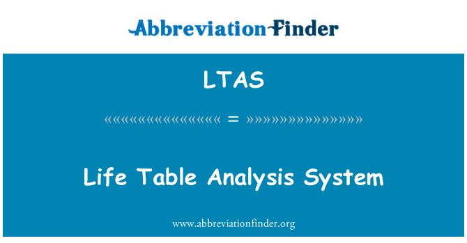 LTAS: Leben-Tabelle-Analyse-System