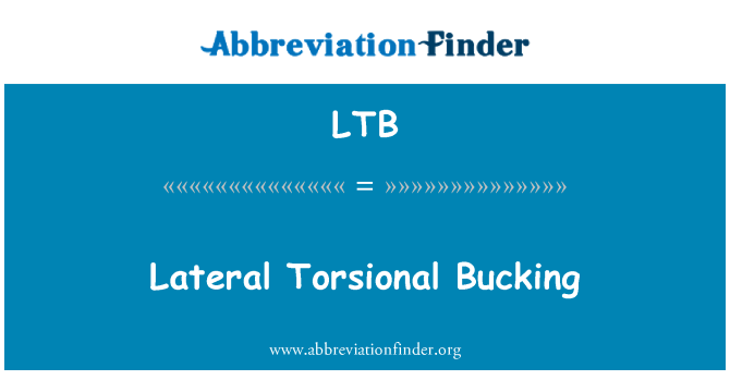 LTB: Lateral Torsional trozado