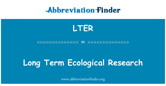 LTER: Fit-tul tar-riċerka ekoloġika