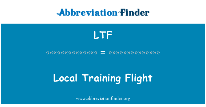 LTF: Lokale Trainingsflug