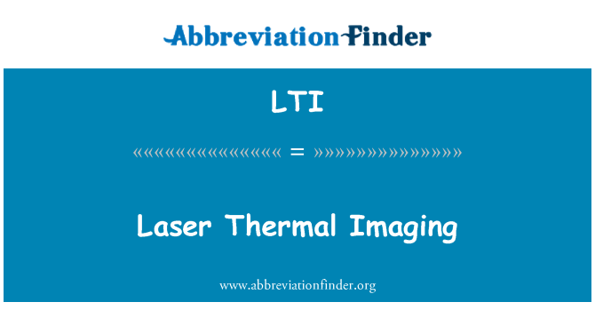 LTI: Imaging termali tal-laser