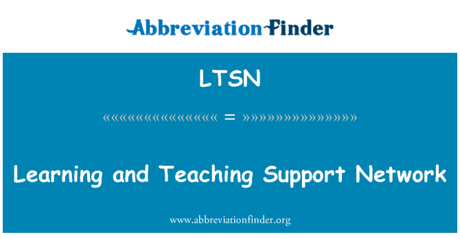 LTSN: Learning and Teaching Support Network